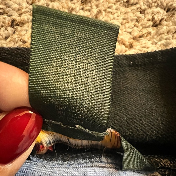 LL Bean Waffle Knit Long Sleeve Colorblock Sweatshirt Womens M Blue Long Sleeve - Picture 2 of 10